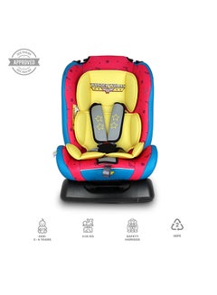 DC Comics Wonderwoman Baby And Kids Car Seat, Suitable From 0 Months To 3 Years, Upto 25kg  - Image 2
