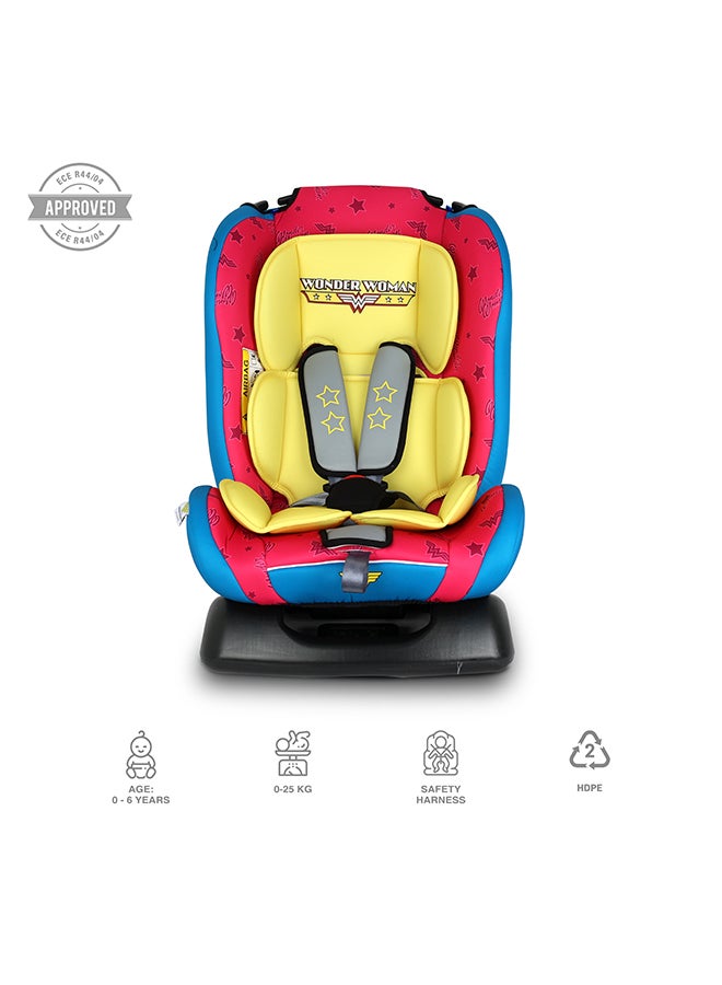 DC Comics Wonderwoman Baby And Kids Car Seat, Suitable From 0 Months To 3 Years, Upto 25kg  - Image 2