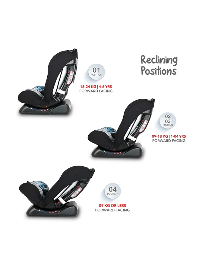دي سي كوميكس Warnerbros Dc Comics Batman Baby/Kids 3-In-1 Car Seat - 4 Position Comfort Recline - Angle Recline - Suitable From 0 Months To 6 Years (Group 0+/1/2), Multicolor