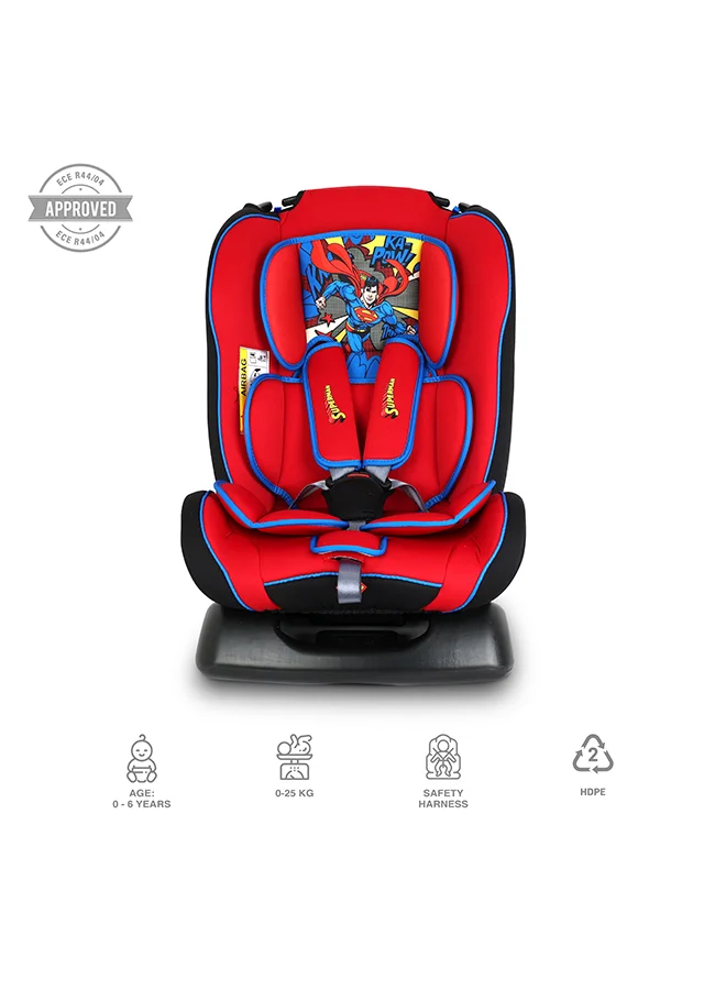 DC Comics 3-In-1 Superman Baby And Kids Car Seat, Suitable from 0 months to 3 years, Upto 25kg