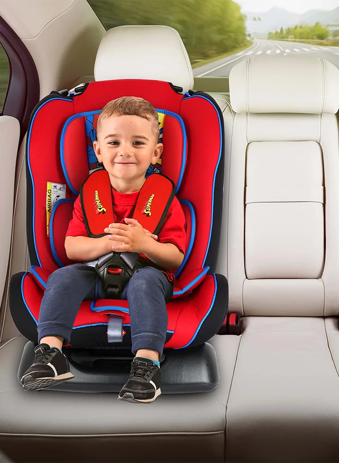 DC Comics 3-In-1 Superman Baby And Kids Car Seat, Suitable from 0 months to 3 years, Upto 25kg