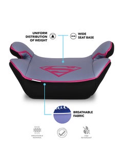 DC Comics Superman Kids Booster Seat, Suitable From 6 Years To 12 Years  - Image 3