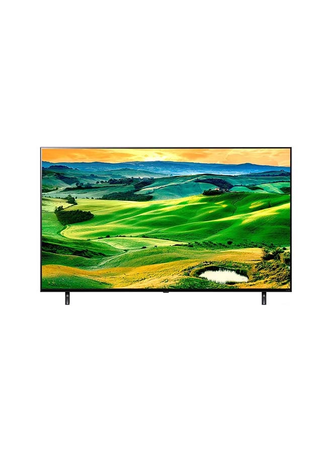 LG QNED TV 65 Inch QNED80 Series, Cinema Screen Design 4K Active HDR webOS22 With ThinQ AI 65QNED806QA Black  - Image 1