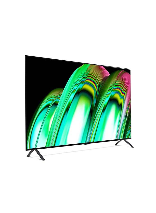 LG - OLED TV 65-Inch A2 Series, Cinema Screen Design 4K Cinema HDR webOS22 with ThinQ AI Pixel Dimming (2022) OLED65A26LA Black - Image 1