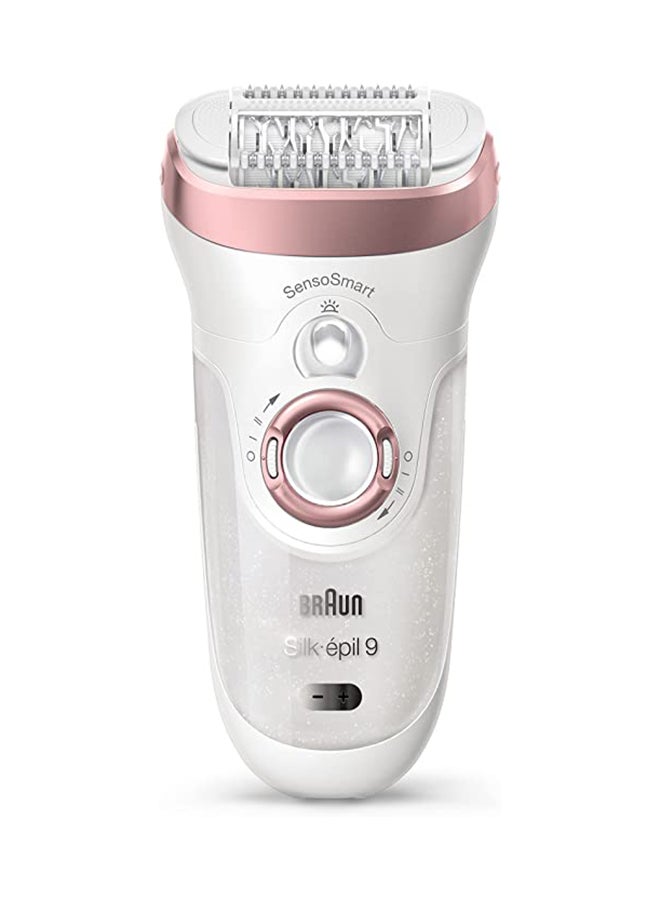 BRAUN - Braun Silk-epil 9 9/980 SkinSpa SensoSmart Epilator Rose Gold with 8 Extras Rose Gold - Image 1
