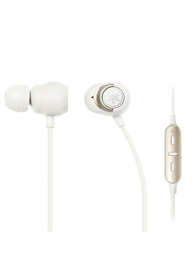 YAMAHA Bluetooth Earphones White