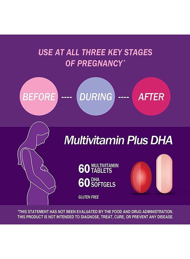21st CENTURY - PreNatal Multivitamin Plus DHA - 120 Softgels - Image 1
