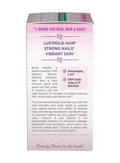 NATURE'S BOUNTY Hair, Skin And Nails With Biotin Multivitamin Supplement - 60 Tablets  - Image 3