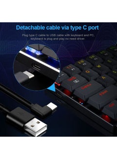 REDRAGON K626P ASHE RGB 78% Gaming Mechanical Keyboard Low Profile Blue Switches  - Image 4