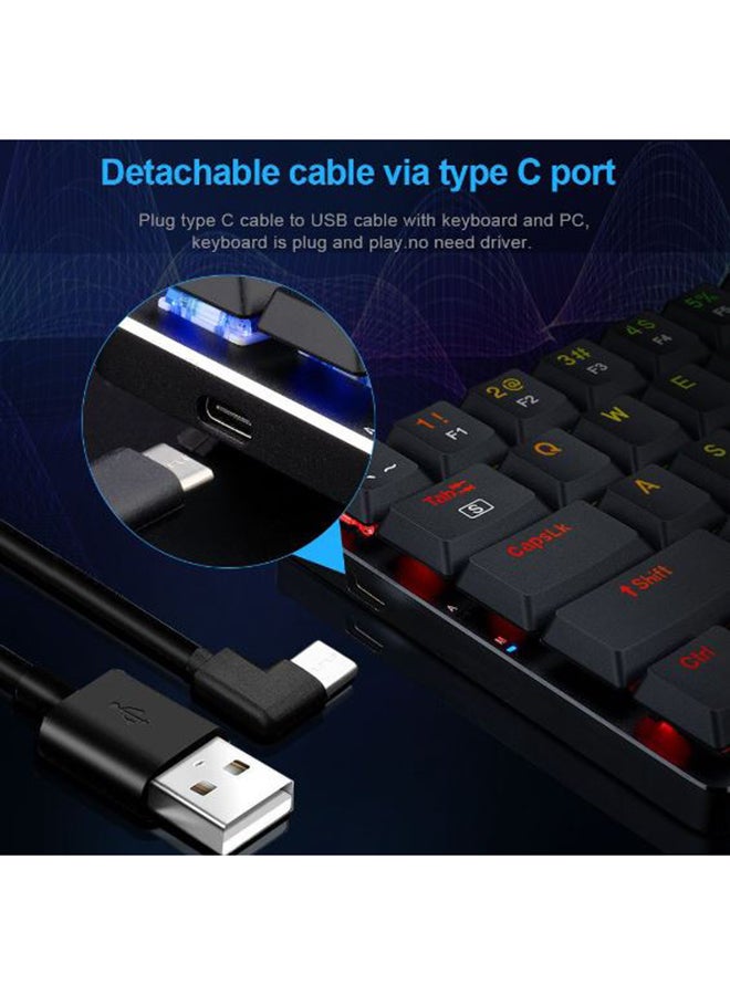 REDRAGON K626P ASHE RGB 78% Gaming Mechanical Keyboard Low Profile Blue Switches - Image 4