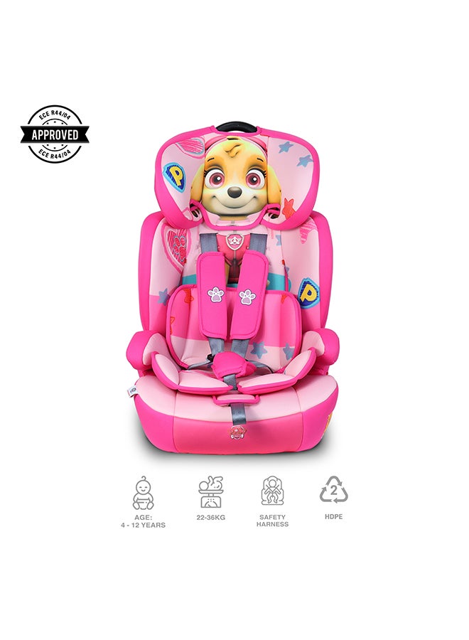nickelodeon - 3-In-1 Nickelodeon Paw Patrol Baby/Kids Car Seat + Booster Seat, Suitable from 9 months to 12 years, Upto 36kg - Image 1