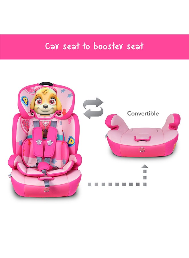 nickelodeon - 3-In-1 Nickelodeon Paw Patrol Baby/Kids Car Seat + Booster Seat, Suitable from 9 months to 12 years, Upto 36kg - Image 1