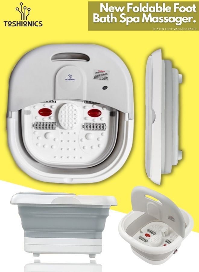 Toshionics Foldable Foot Massage Bath Spa Bucket  - Image 2