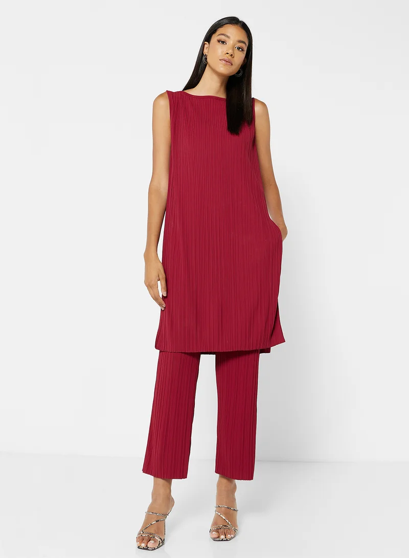 Max Mara Leisure Bacco Tunic Burgundy