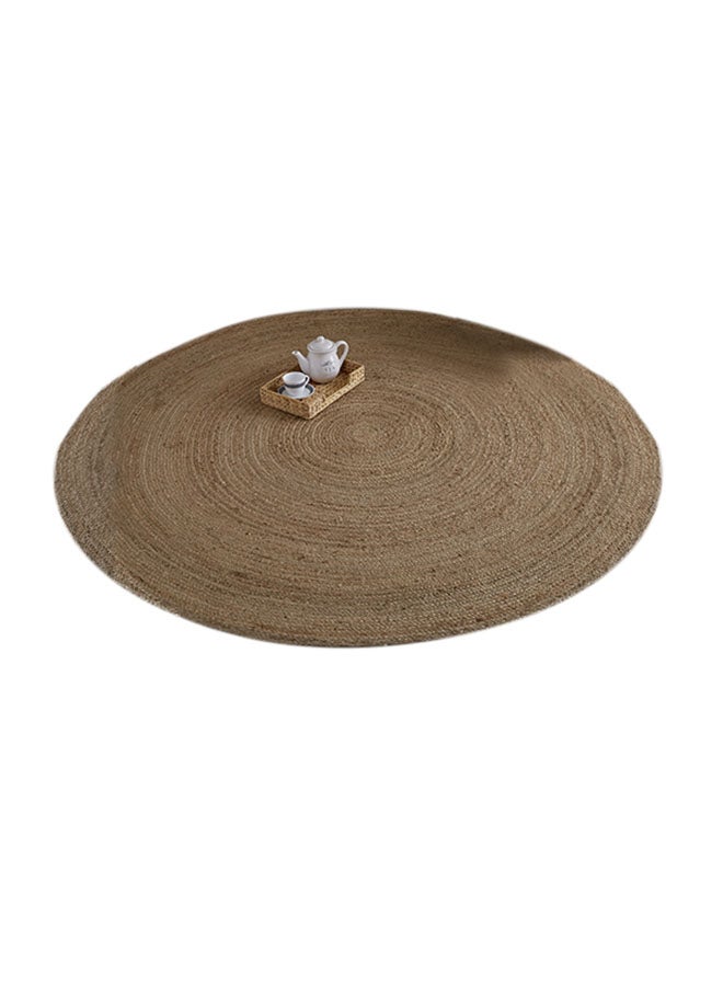 Home Box Natura Hand Braided Jute Rug Beige 200cm  - Image 1