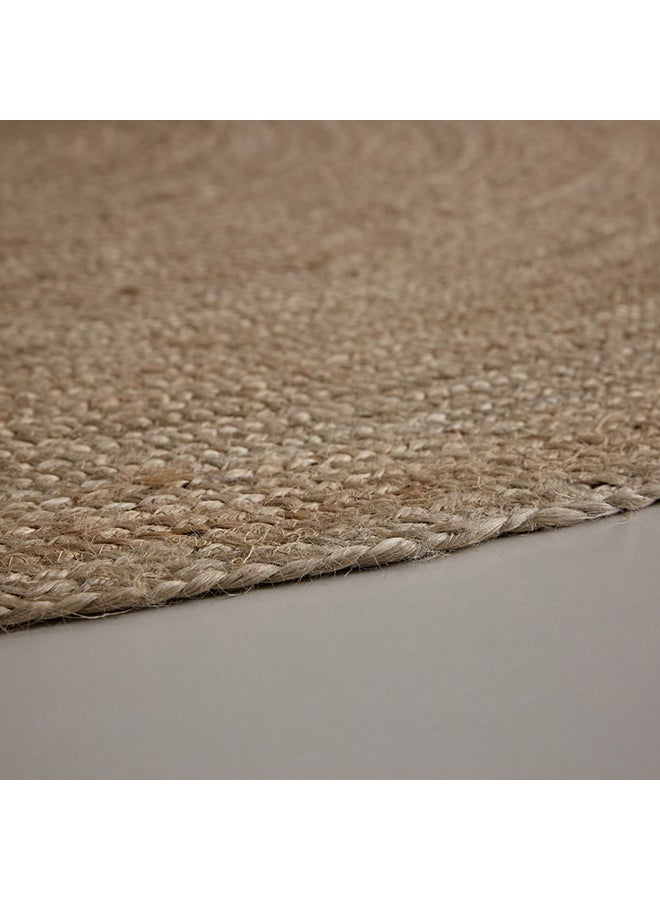Home Box Natura Hand Braided Jute Rug Beige 200cm  - Image 3