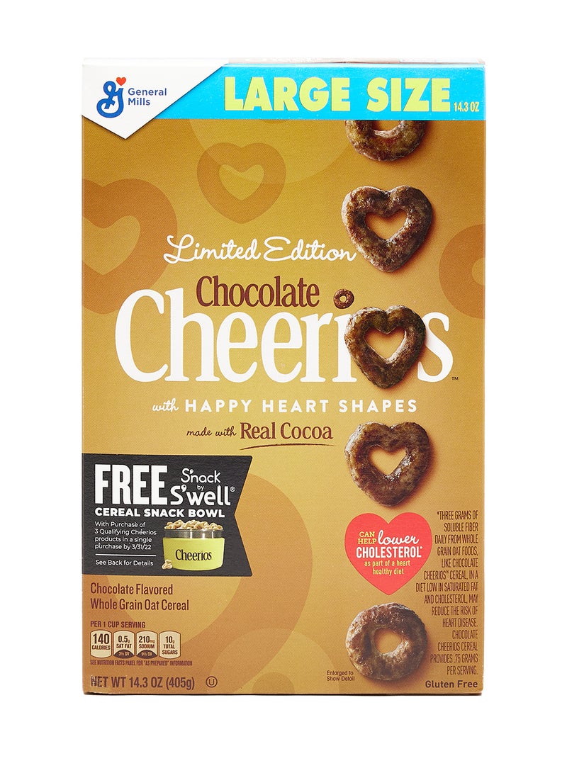General Mills Chocolate Cheerios Cereal Large 405grams  - Image 1