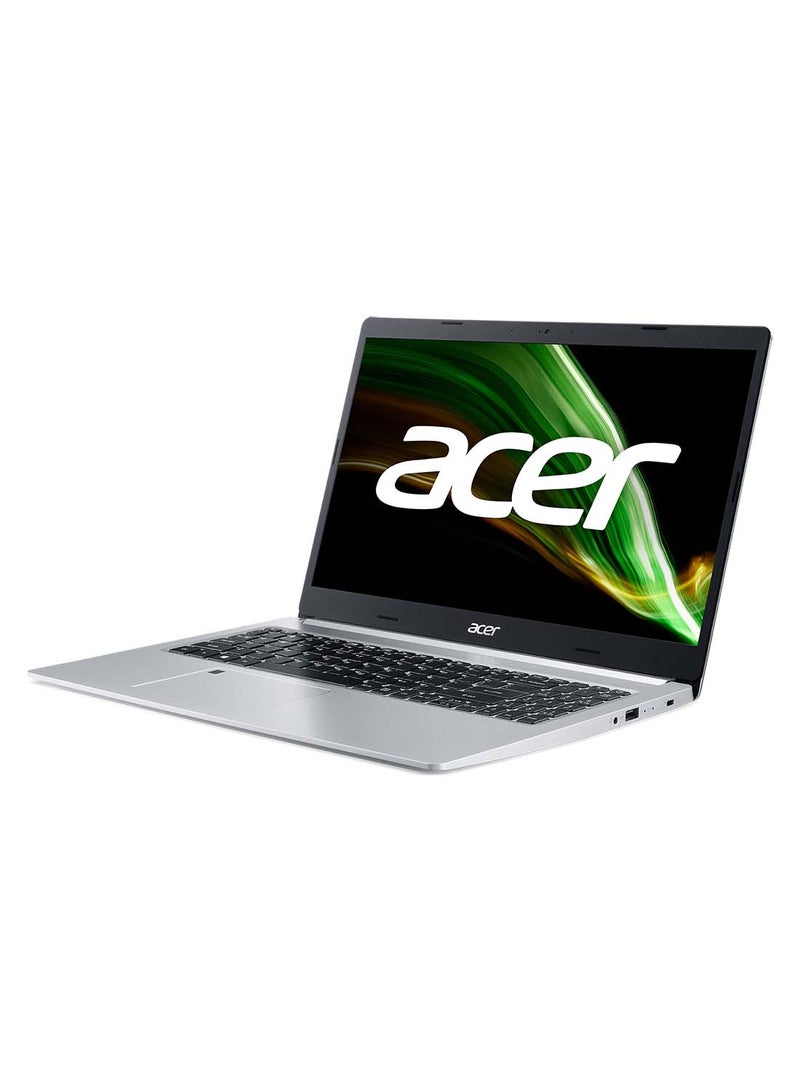 Acer - Aspire 5 A515 Notebook With 15.6-Inch FHD ComfyView Display, 11th Gen Intel Core i5-1135G7 Processor / 8GB RAM / 512GB SSD / 2GB NVIDIA GeForce MX450 Graphics / Win 11 / Latest WiFi-6 / English/Arabic Pure Silver - Image 1