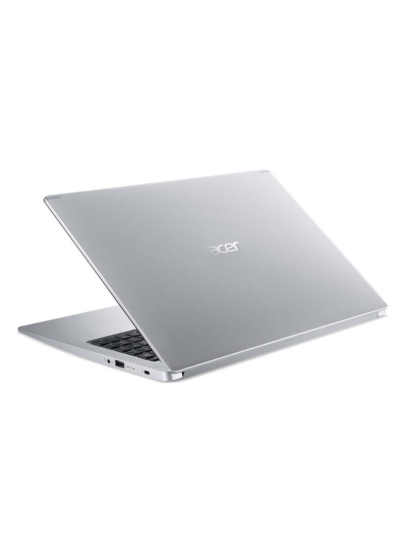 Acer - Aspire 5 A515 Notebook With 15.6-Inch FHD ComfyView Display, 11th Gen Intel Core i5-1135G7 Processor / 8GB RAM / 512GB SSD / 2GB NVIDIA GeForce MX450 Graphics / Win 11 / Latest WiFi-6 / English/Arabic Pure Silver - Image 1