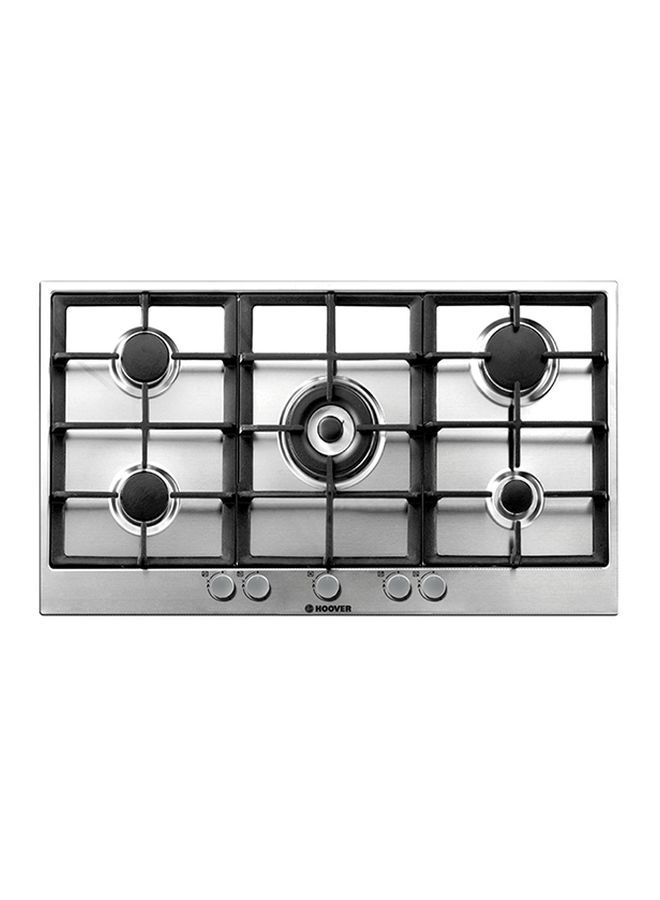 هوفر - فرن مطبخ مدمج مزود بـ 5 شعلات HG953/1SXGH أسود/ فضي - Image 1