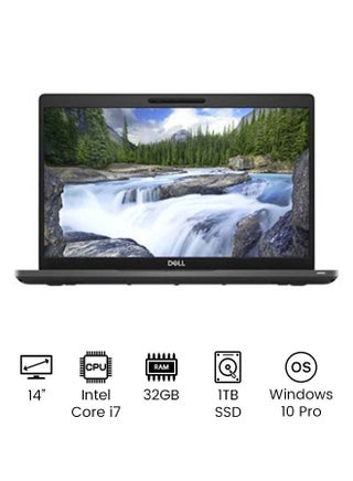 Latitude 5400 With 14-Inch Full HD Display, Core i7 Processor/32GB RAM/1TB SSD/Intel UHD Graphics/Windows 10 Pro /International Version English Black - v1656430959/N41319183A_1