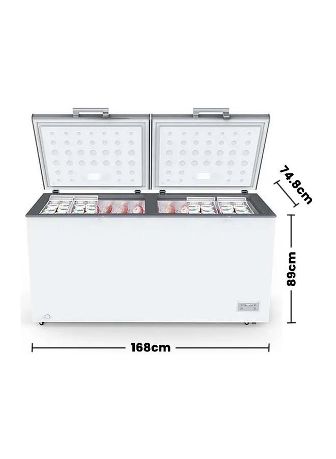 سوبر جنرال مجمد أفقي سعة 750 لتر 750 L 220 W SGF750 DD أبيض  - Image 2