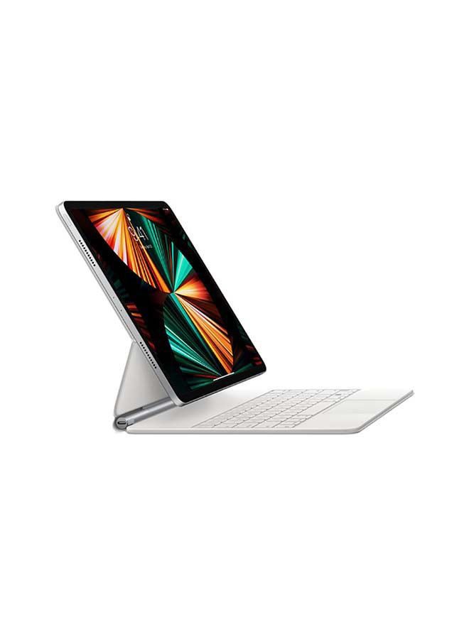 Apple - Magic Keyboard for iPad Pro 12.9‑inch (3rd,4th,5th and 6th generation) - International English White - Image 1