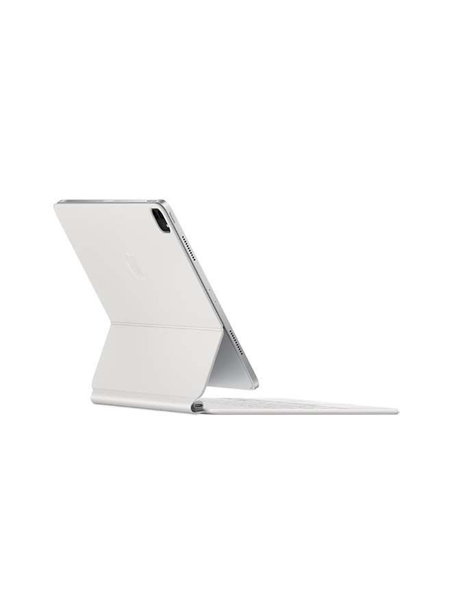 Apple - Magic Keyboard for iPad Pro 12.9‑inch (3rd,4th,5th and 6th generation) - International English White - Image 1