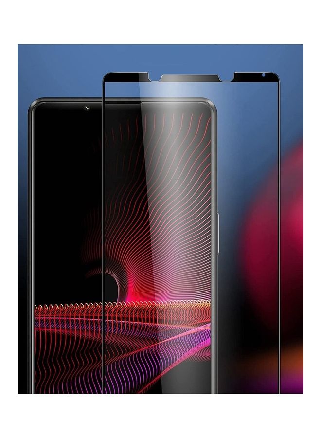 MARGOUN Sony Xperia 10 IV Screen Protector 3D Full Coverage Crystal Clear Tempered Glass 6.0 inch Clear/Black - Image 4