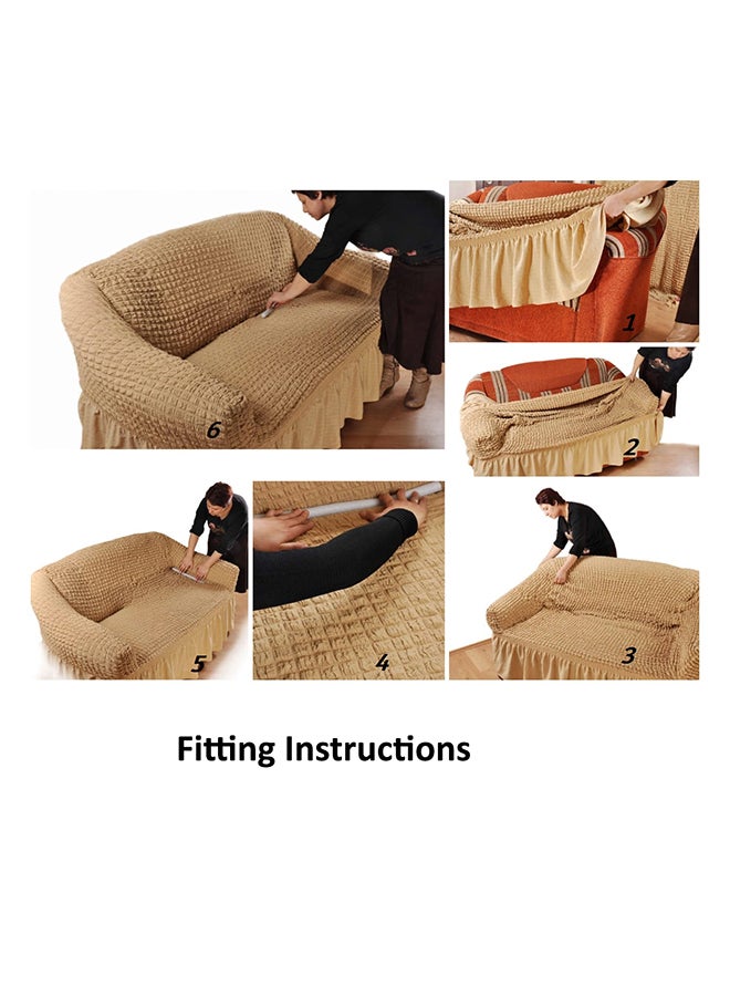7 Seater (3+2+1+1) Super Stretchable Anti-Wrinkle Slip Resistant Sofa Cover Set Dark Blue 72-88inch - v1656478536/N26548530A_6