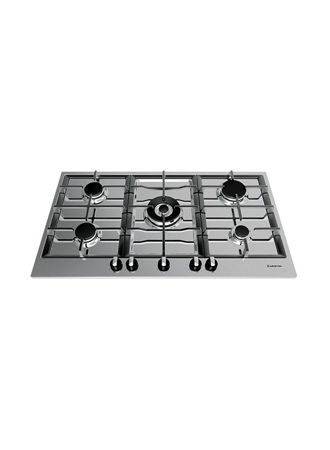 Ariston Built-In Gas Hob 5 Burners Stainless Steel 90cm PK951TGH Silver 