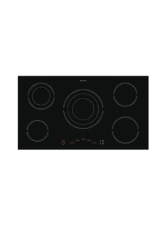 Ariston 90cm 5 Radiant Plate Burner Hob Touch Control HR9012BIA1 Black 