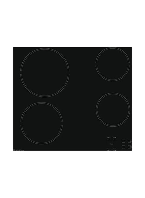 60cm Built-In 4 Burner Ceramic Hob HR611CA Black