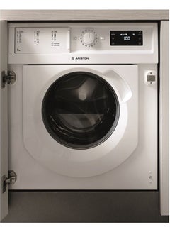Ariston 7 Kg/5 Kg Fully Automatic Front Load Washer Dryer Combo 1200 RPM BIWDHL75128MEA White  - Image 2