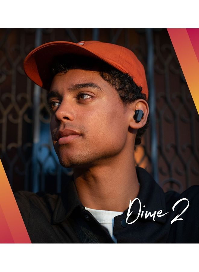 Skullcandy - Dime 2 True Wireless Earbuds With Tile Finding Technology 12 Hours Total Battery IPX4 Sweat and Water Resistant Secure Noise Isolating Fit True Black - Image 1