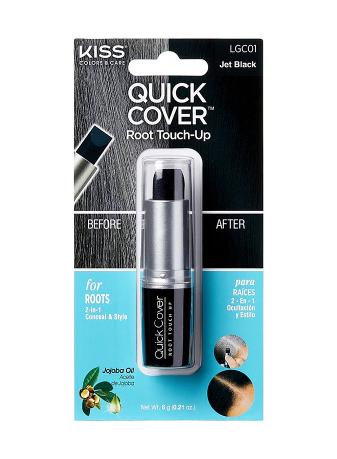 KISS - Quick Cover Root Touch Up Jet Black - Image 1