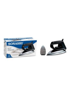 SONASHI Dry Iron - Aluminum Soleplate & Adjustable Thermostat | Easy Temperature Settings with Power On Indicator Light | Perfect for All Types Of Clothes 1200 W SDI-6010 Black  - Image 5