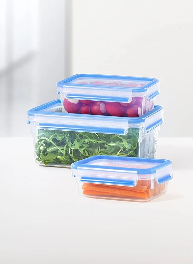 Tefal Masterseal Fresh Round Plastic Food Container Clear 2Liters