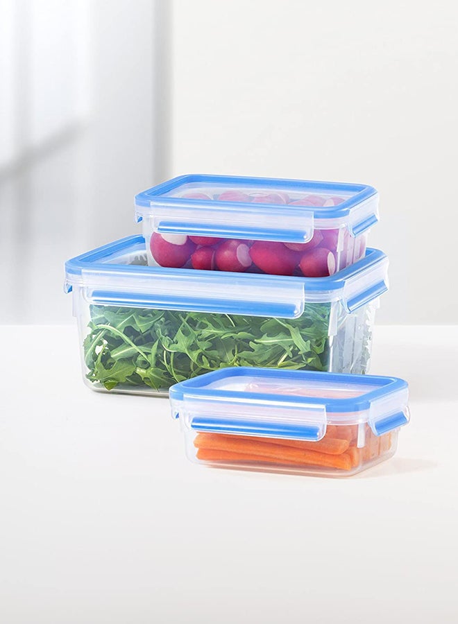 Tefal - Masterseal Fresh Round Plastic Food Container Clear 2Liters - Image 1
