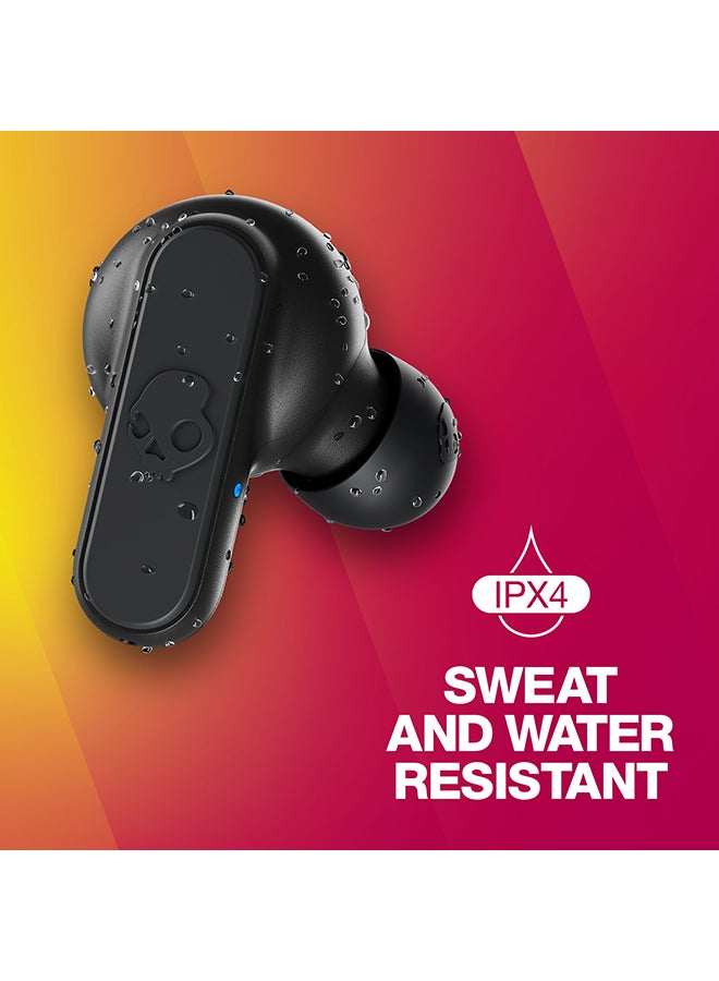 Skullcandy - Dime 2 True Wireless Earbuds With Tile Finding Technology 12 Hours Total Battery IPX4 Sweat and Water Resistant Secure Noise Isolating Fit True Black - Image 1