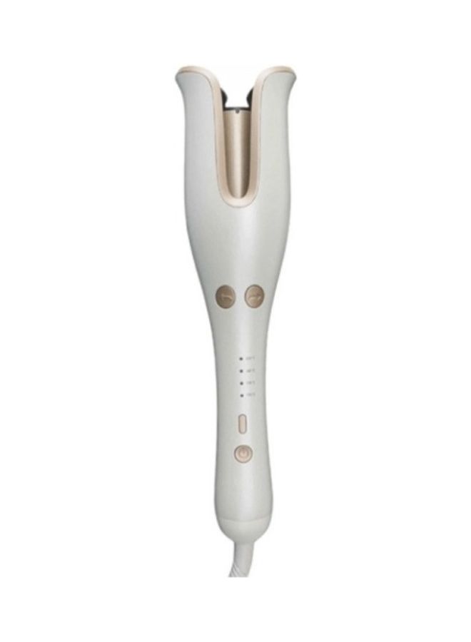JOY Ceramic Rotating Hair Curler White  - Image 1