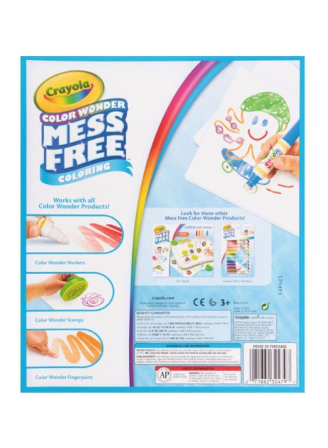 Crayola Color Wonder San Tache Coloriage Magique Coloring Pad With 30 Coloring Pages 0.48X21.59X27.94cm - Image 2