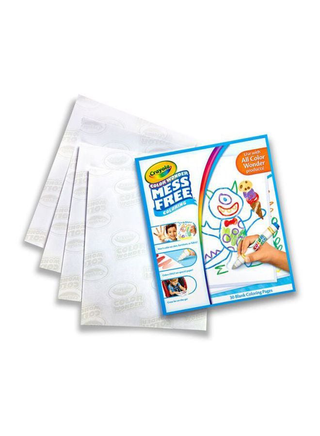 Crayola Color Wonder San Tache Coloriage Magique Coloring Pad With 30 Coloring Pages 0.48X21.59X27.94cm - Image 3