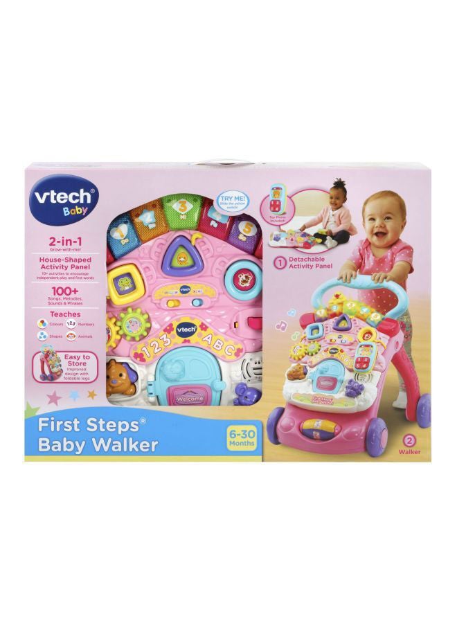 vtech - First Steps Baby Walker, House Shaped Activity Panel With Songs, Melodies And Detachable Activity Panel - Image 1