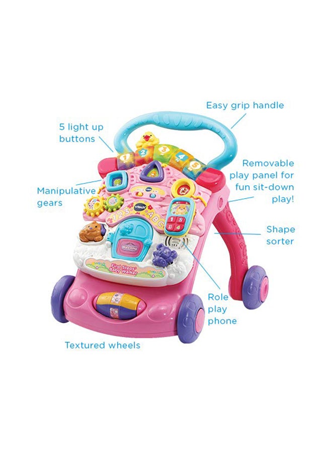 vtech - First Steps Baby Walker, House Shaped Activity Panel With Songs, Melodies And Detachable Activity Panel - Image 1
