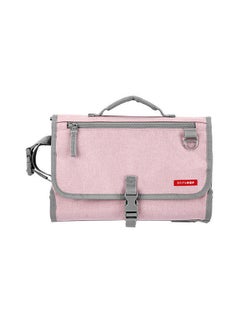 Skip Hop Pronto Signature Diaper Changing Station Pink Heather for Newborn - 9L523210 29.85x3.81x20.96 cm  - Image 1