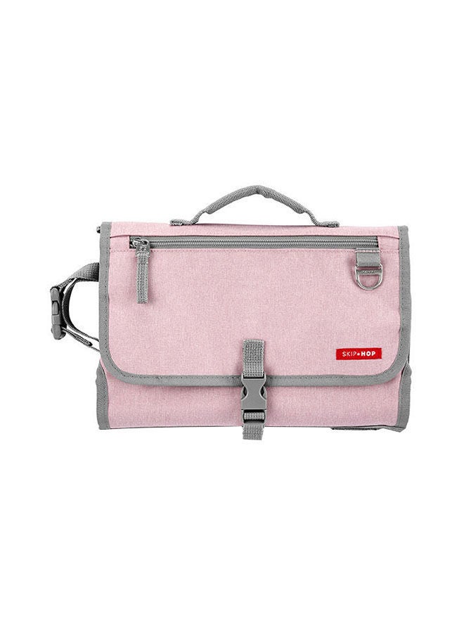 Skip Hop Pronto Signature Diaper Changing Station Pink Heather for Newborn - 9L523210 29.85x3.81x20.96 cm  - Image 1