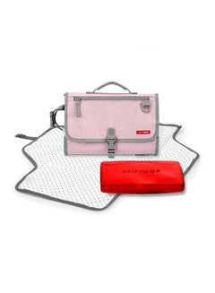 Skip Hop Pronto Signature Diaper Changing Station Pink Heather for Newborn - 9L523210 29.85x3.81x20.96 cm  - Image 2