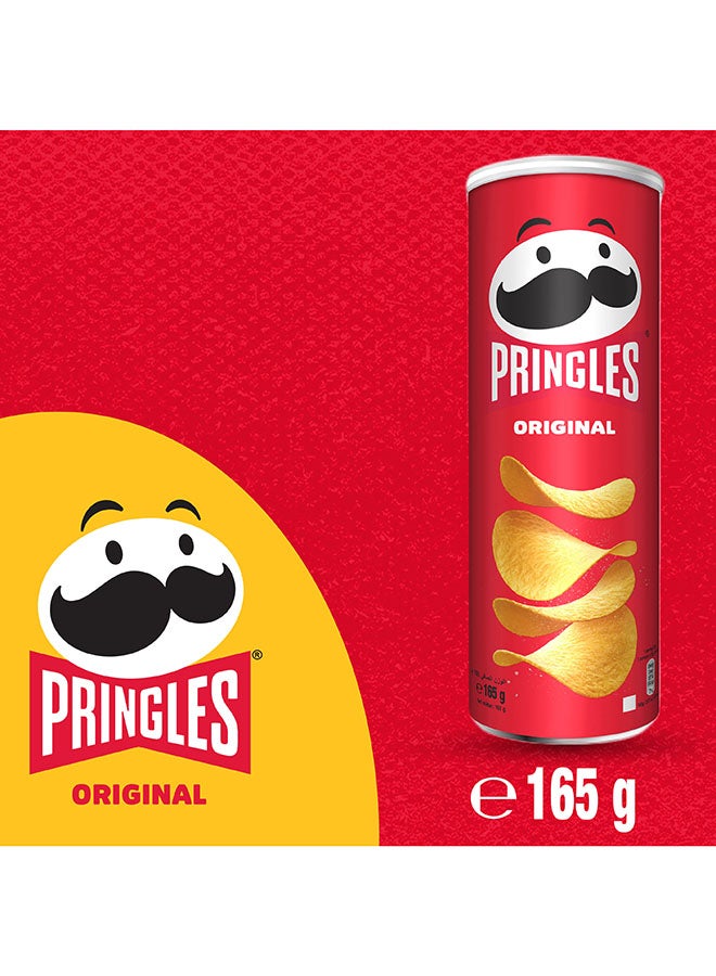 Pringles - Original Flavoured Chips 165grams Pack of 2 - Image 1