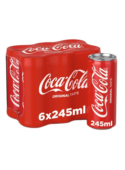 Regular Soft Drink Cans 245ml Pack of 6